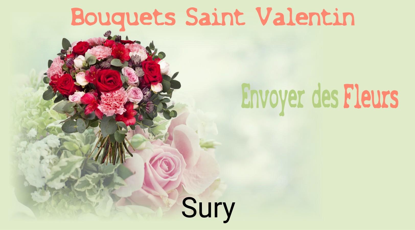 Roses de Saint-Valentin livrées à Sury